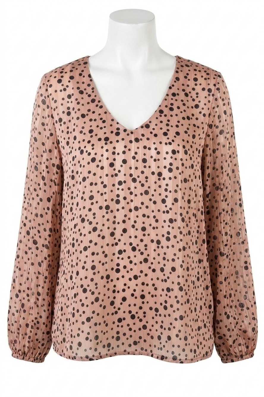 NEW JODIFL vivian satin blouse in rose gold